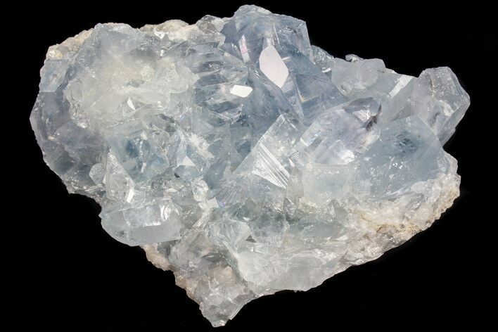 Sky Blue Celestine (Celestite) Crystal Cluster - Madagascar #74697